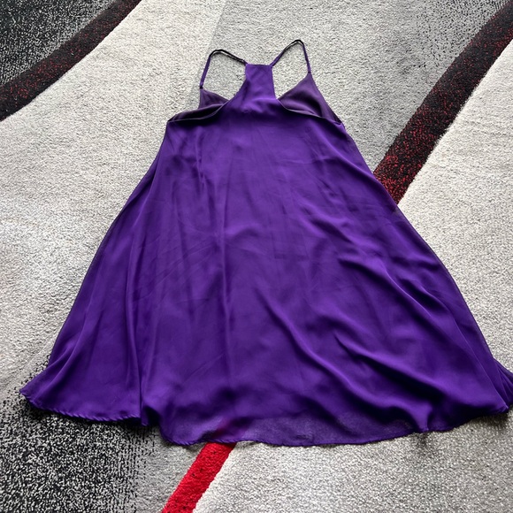 Askari Purple Leslie Shift Mini Dress - Picture 4 of 4